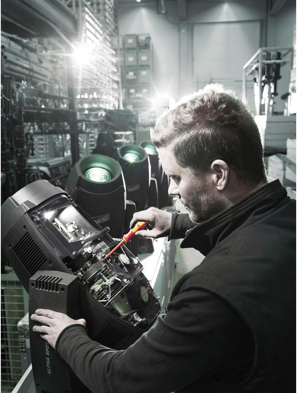 Tiges interchangeables avec tournevis porte-embouts Kraftform Kompakt VDE 16 extra slim 1 Tool Finder Wera réf.006608