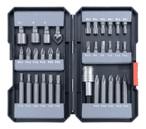 Juego de puntas 34pcs KWB 49108800