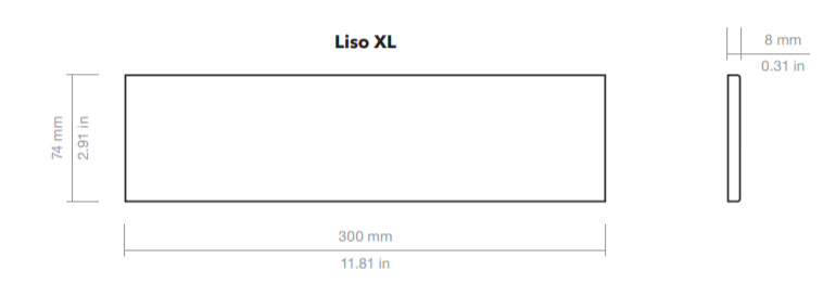 Caja 23 Pz Revestimiento Liso XL Teal 7,5x30 Wow WOW - 4