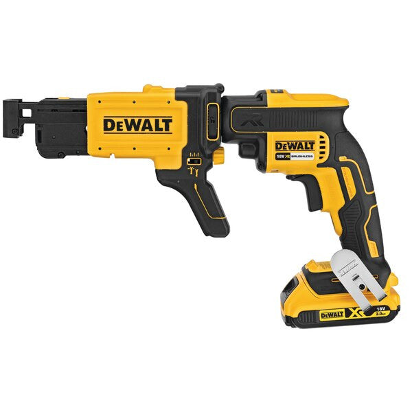 Tournevis pour plaques de plâtre Dewalt 18v avec 2 batteries 5,0 Ah avec étui + chargeur à vis rapide DCF620P2K