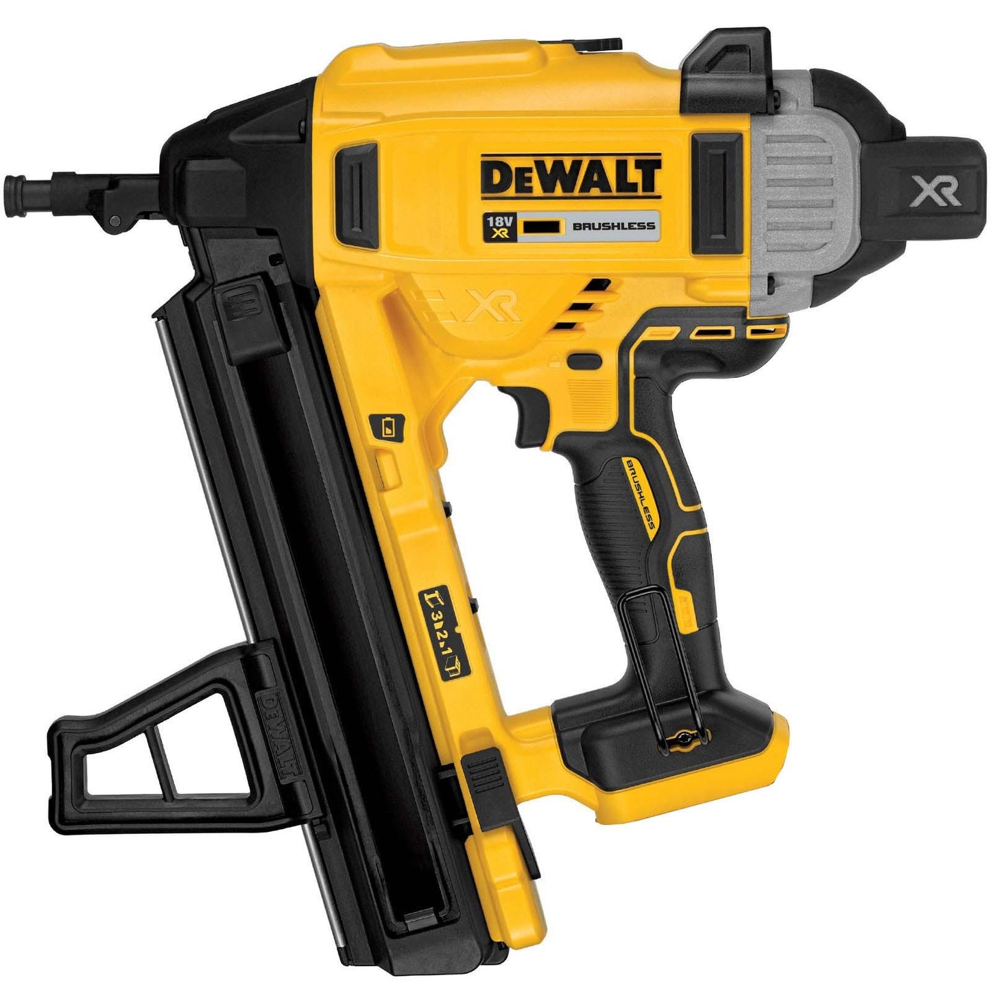 Dewalt 18 V DCN890P2 Cloueur à béton et acier alimenté par batterie + 50 250 clous de 20 mm