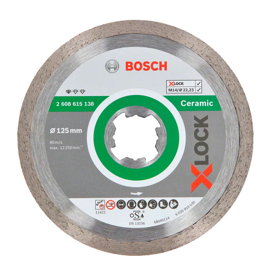 Disque à tronçonner diamanté Bosch en céramique standard X-LOCK