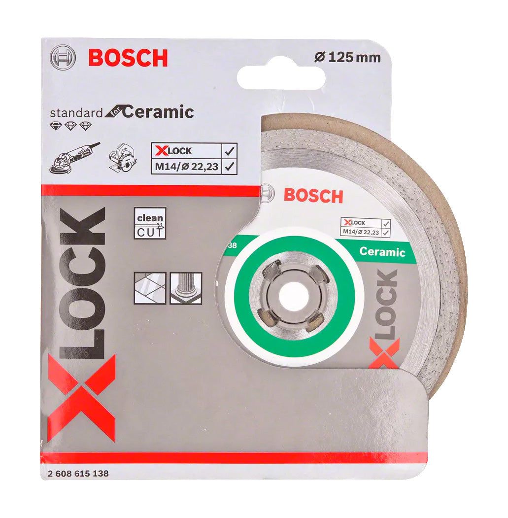 Disque à tronçonner diamanté Bosch en céramique standard X-LOCK