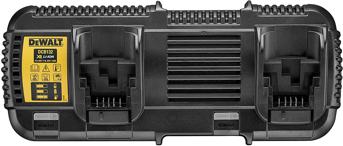 Kit de 2 Batteries Rail XR Flexvolt 54V/18V 9,0Ah et Double Chargeur XR Flexvolt DCB132X2 Dewalt