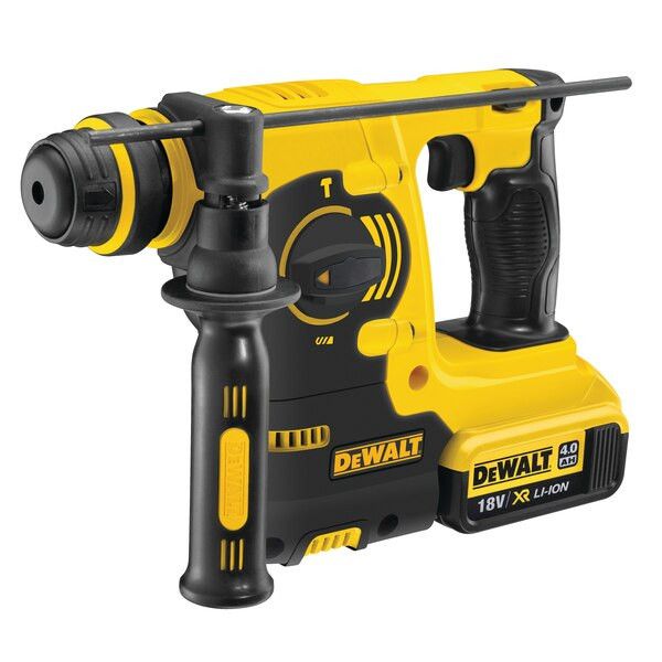 Kit électrique pour perceuse à percussion Dewalt CPROF265 avec étui, meuleuse XR18V, marteau XR SDS plus et 3 batteries