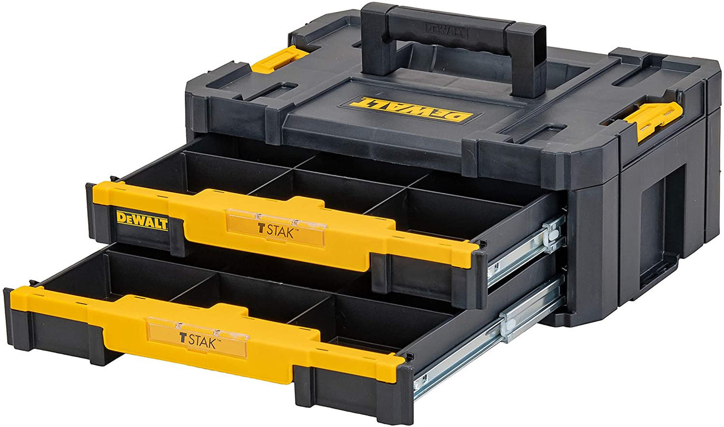 Tstak set 3 porte-documents + chariot Dewalt