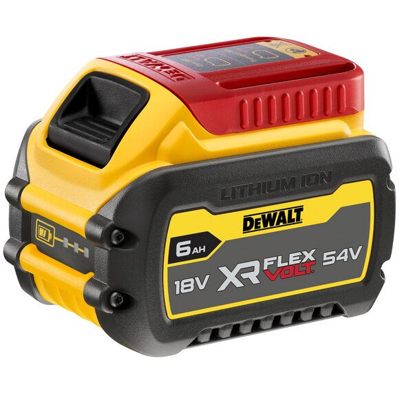 Kit 2 batteries sur rail XR Flexvolt 54V/18V 6,0Ah et chargeur Dewalt Double XR Flexvolt DCB132T2