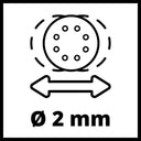 Lijadora excéntrica 18V 125mm Einhell TE-RS 18 Li-Solo EINHELL - 11