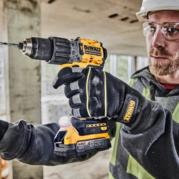 Perceuse à percussion compacte sans balais Dewalt DCD805E2T XR 18V ​​POWERSTARCK