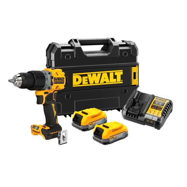 Perceuse à percussion compacte sans balais Dewalt DCD805E2T XR 18V ​​POWERSTARCK