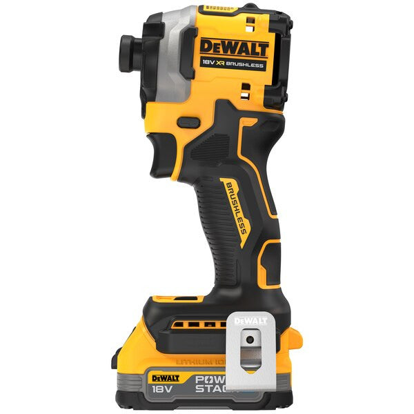 Tournevis à percussion compact sans balais Dewalt DCF850E2T XR 18V ​​POWERSTACK