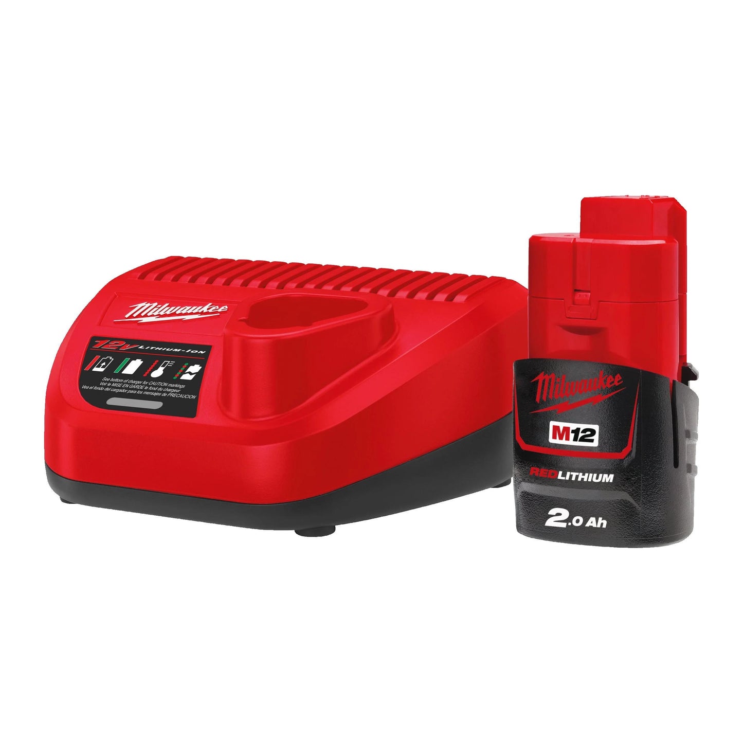 Ensemble spécial avec outils à main + chargeur + batterie + coffre de rangement à roulettes Milwaukee