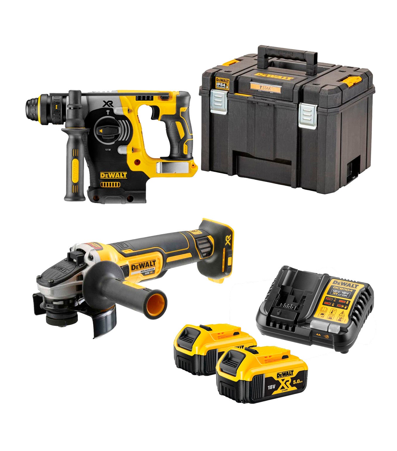 KIT XR 18V ​​5Ah DCH273 et DCG405 CPROF719 Dewalt