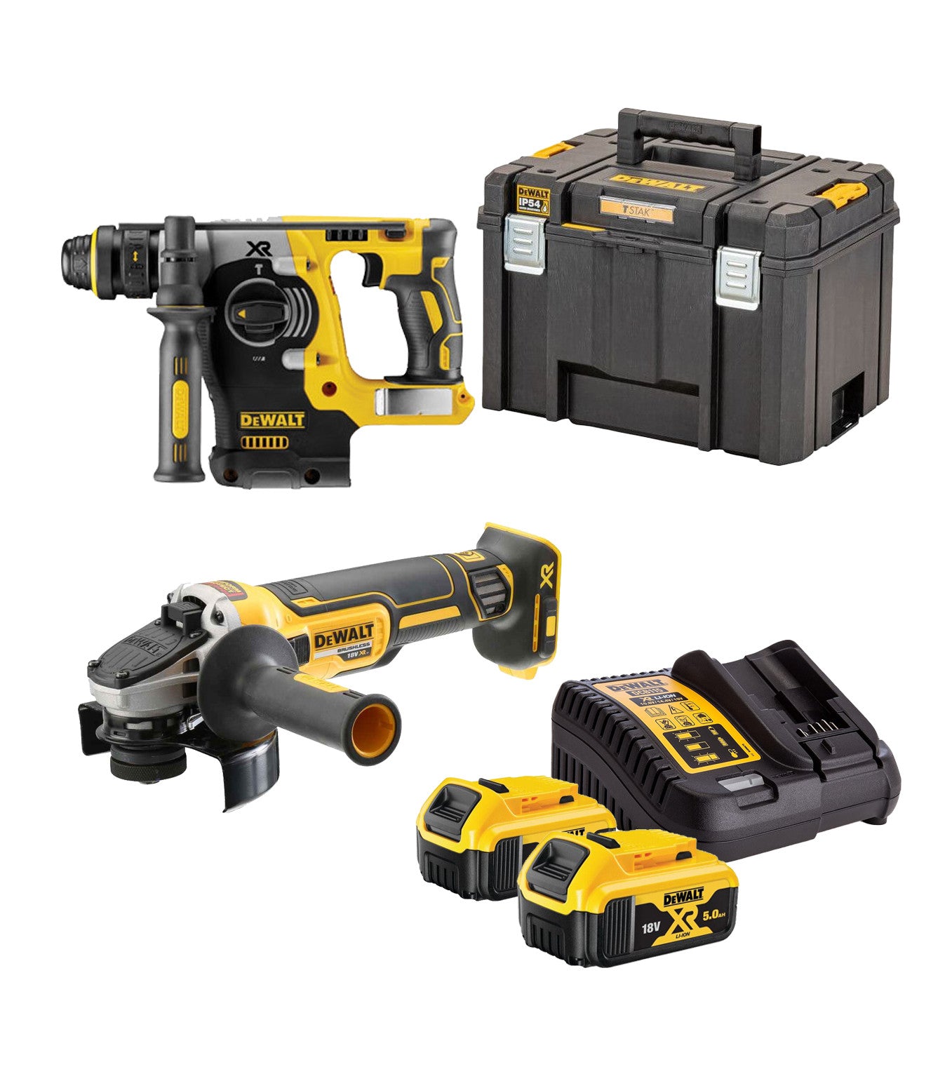 KIT XR 18V ​​5Ah DCH273 et DCG405 CPROF719 Dewalt