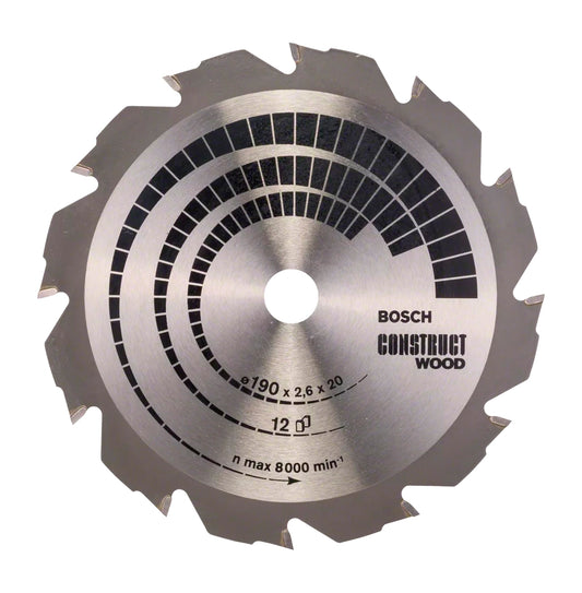 Disco de sierra circular Construct Wood 160mm Bosch