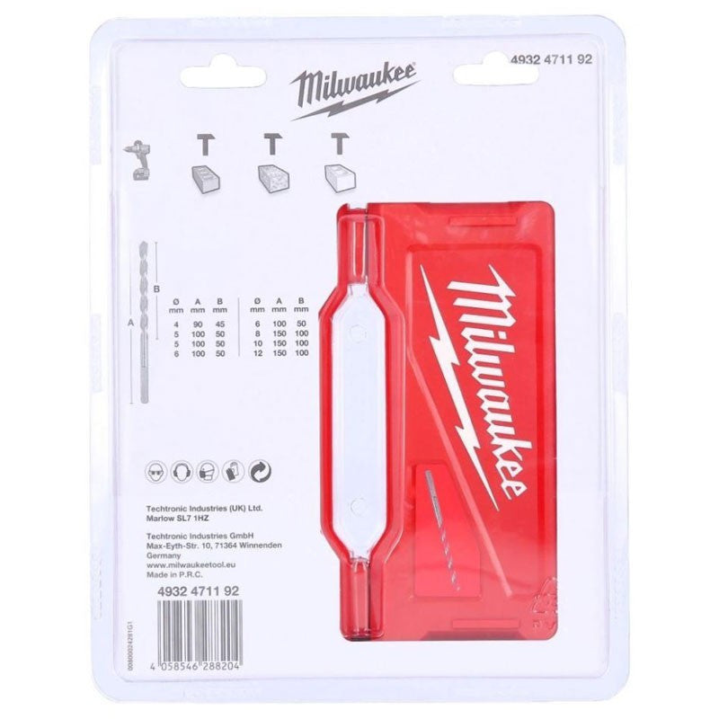 Estuche Plástico Súper Broca 8pcs  Milwaukee MILWAUKEE - 3