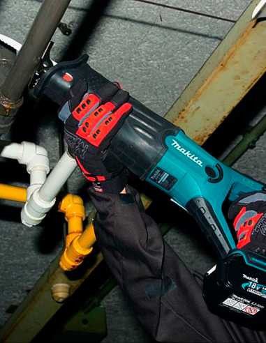 Kit marteau perforateur Makita DHP486 + scie sabre DJR186 + 2bat 5Ah + chargeur + sac LXT600 DLX2486BL2