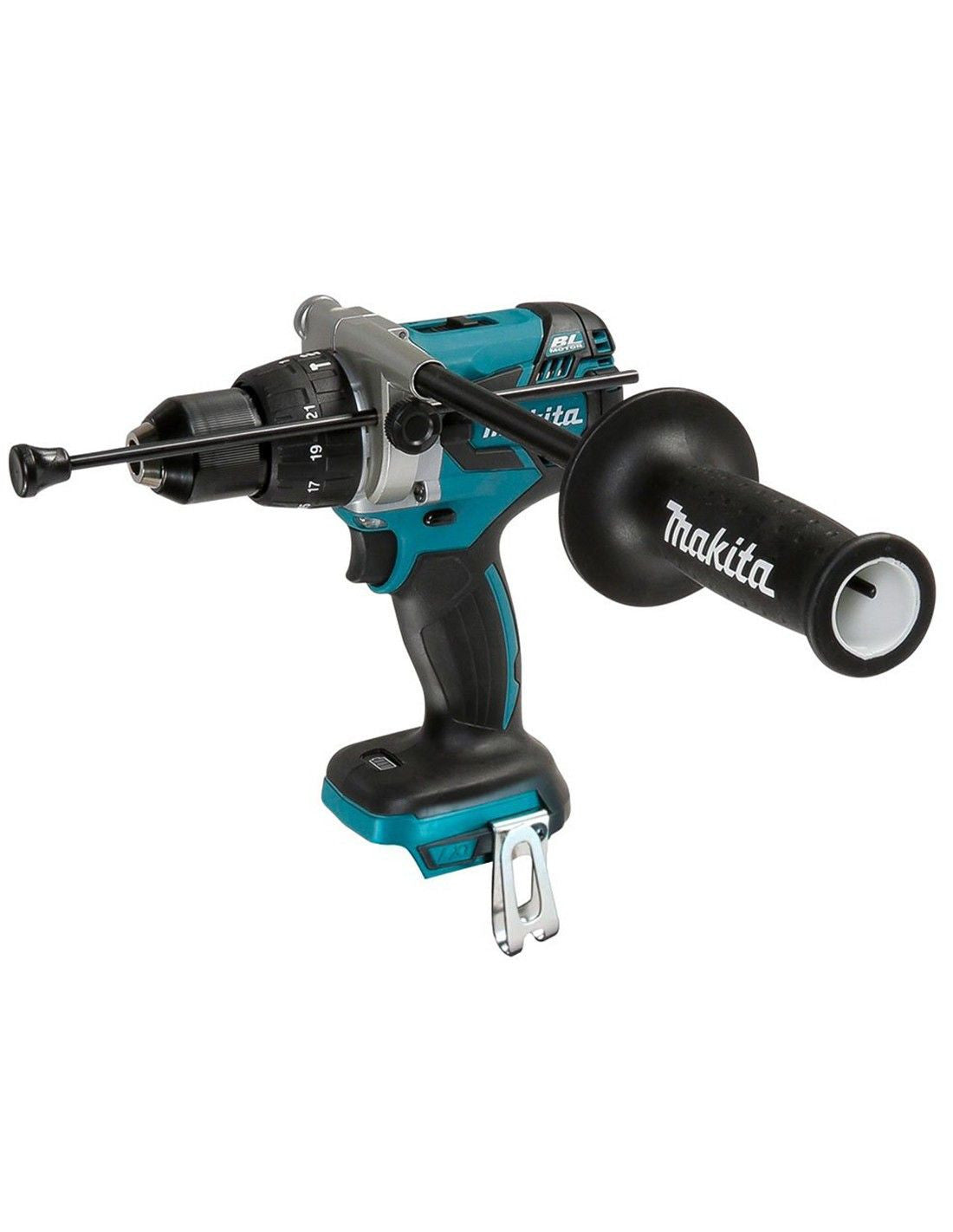 Kit marteau perforateur Makita DHP486 + visseuse à percussion DTD152Z + 2bat 5Ah + chargeur + sac LXT600 DLX2488BL2