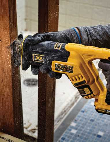 Kit Dewalt Perceuse à percussion DCD796 + Scie sabre DCS367 + 2bat 2Ah + chargeur + TSTAK VI DCK277D2