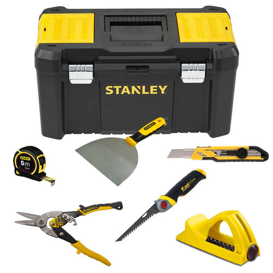 Trousse d'outils manuels pour panneaux de gypse Stanley, 7 pièces, CPROF666