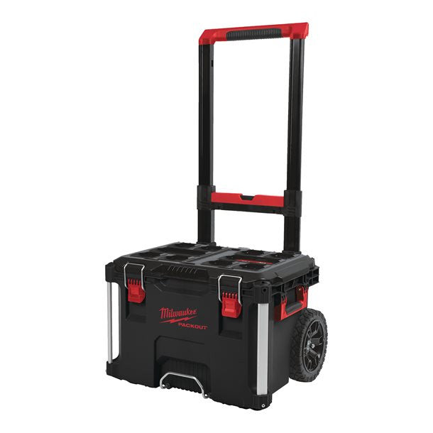 Ensemble spécial avec outils à main + chargeur + batterie + coffre de rangement à roulettes Milwaukee