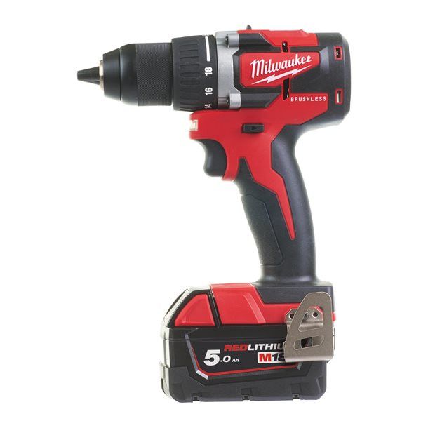 Powerpack 5 outils + 2bat 5.0Ah + Chargeur + Sac Milwaukee M18 PP5B-502B