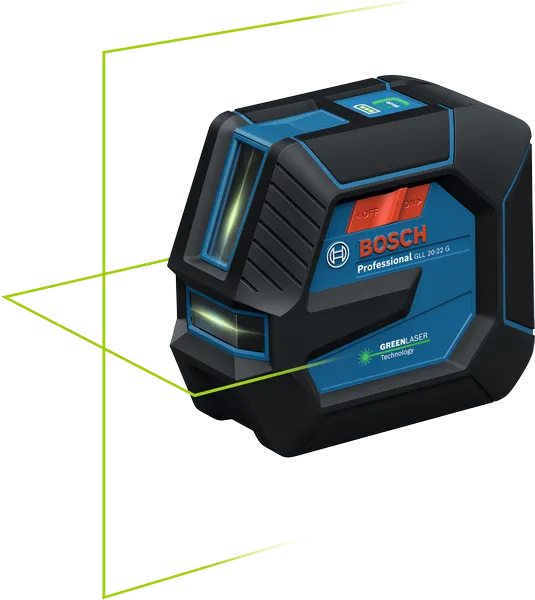 Niveau laser vert à 2 lignes Bosch PRO GLL 20-22 G