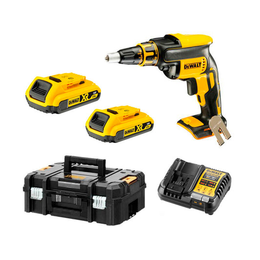 Tournevis pour plaques de plâtre Dewalt DCF620D2 - 18v. 2 batteries 2,0 Ah avec étui