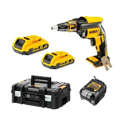 Tournevis pour plaques de plâtre Dewalt DCF620D2 - 18v. 2 batteries 2,0 Ah avec étui