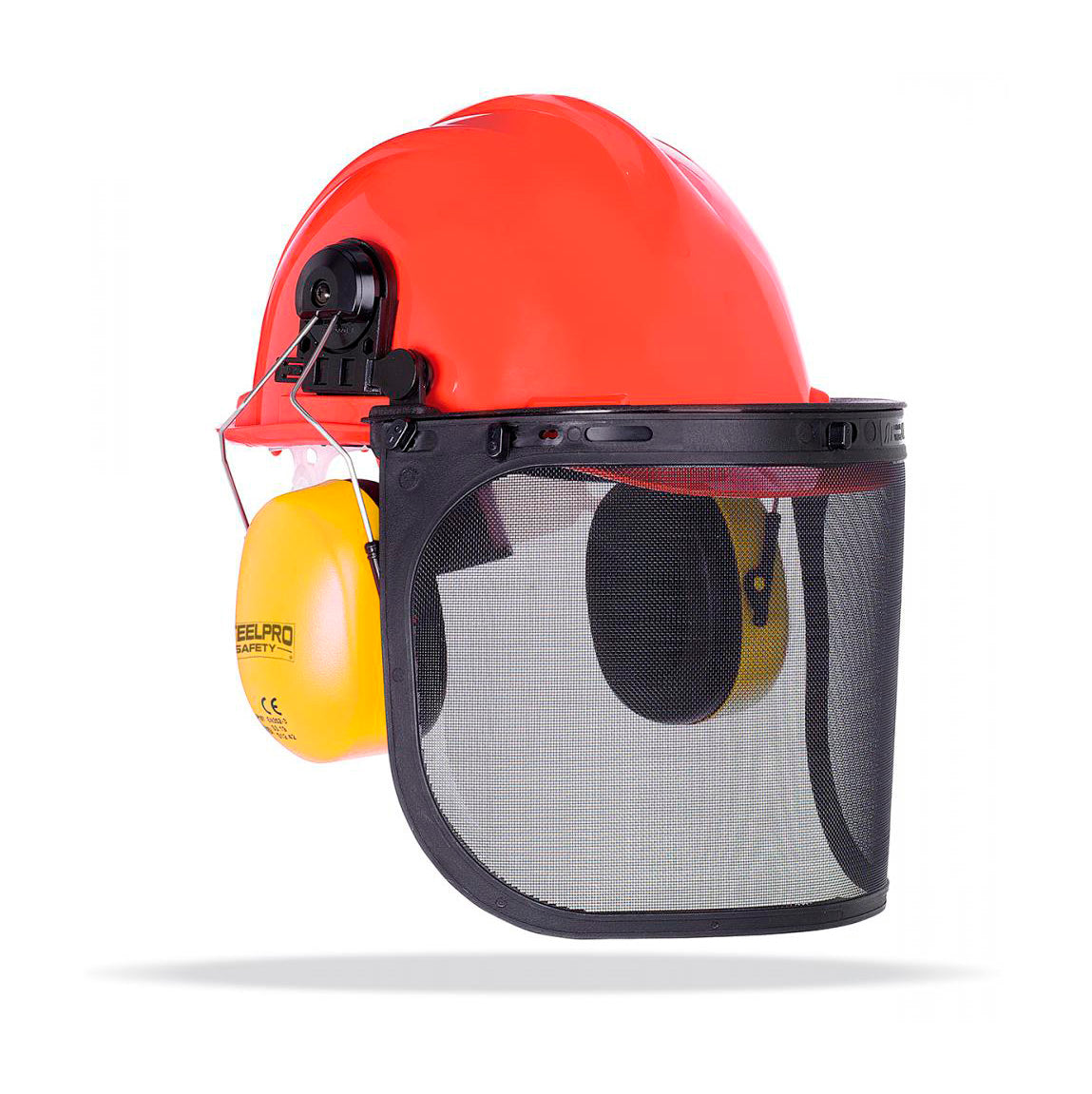 Kit forestier avec casque + visière grillagée + protège-oreilles STEELPRO Mara 2088KFN