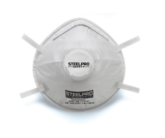 Masque respiratoire jetable FFP2 avec valve d'expiration STEELPRO Marca 2288MM2VBL