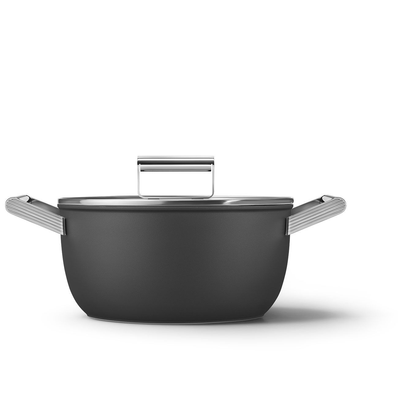 Ensemble de casseroles noir mat Smeg