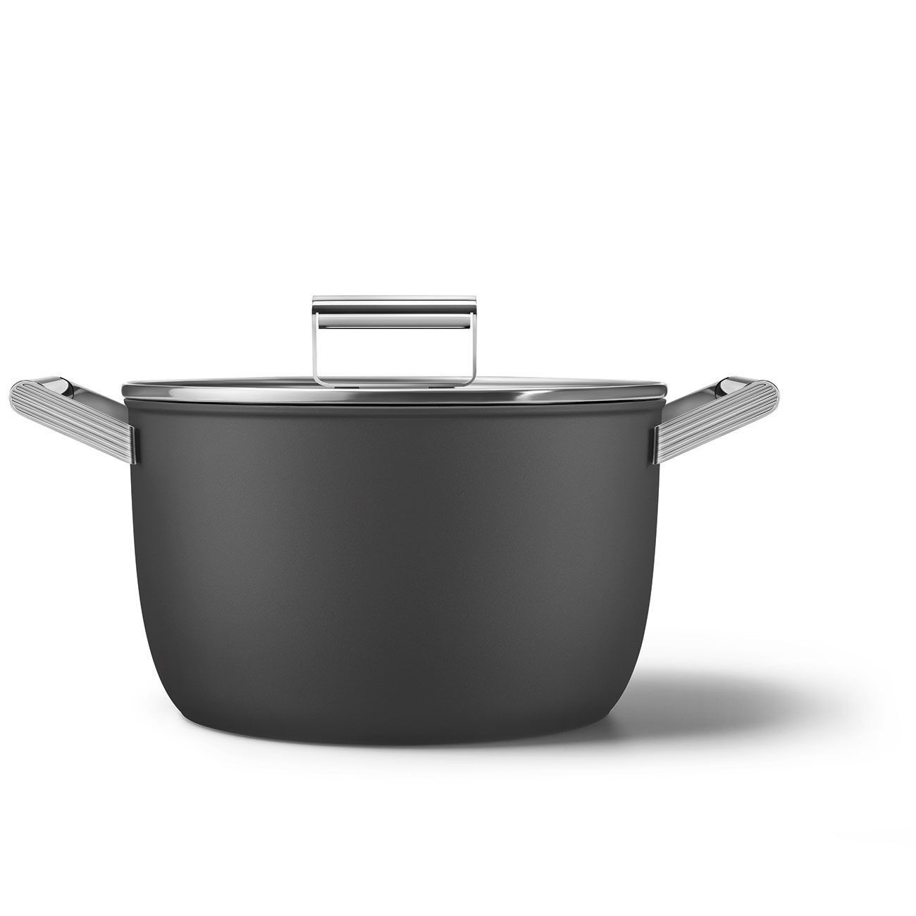 Ensemble de casseroles noir mat Smeg