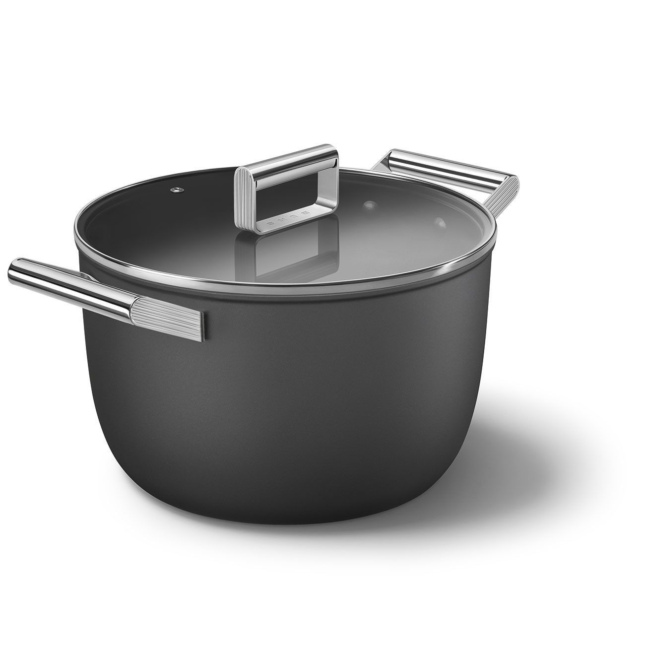 Ensemble de casseroles noir mat Smeg