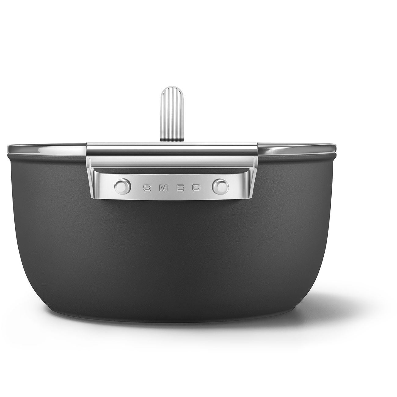 Ensemble de casseroles noir mat Smeg