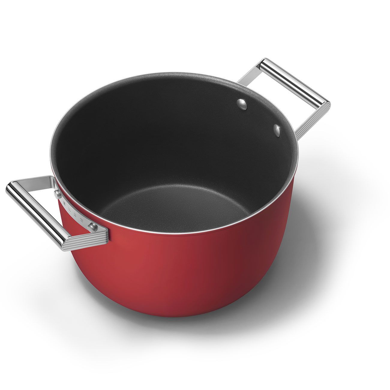 Ensemble de casseroles rouge mat Smeg