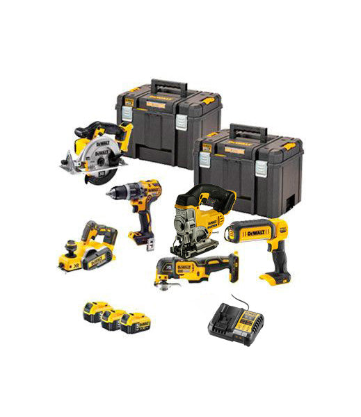 Kit d'alimentation 6 outils sur batterie Dewalt 18V DCK665P3T