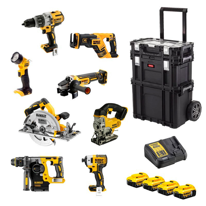 Kit d'alimentation 8 outils à batterie Dewalt DCK854P4T