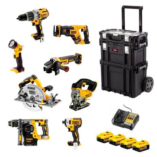 Kit d'alimentation 8 outils à batterie Dewalt DCK854P4T