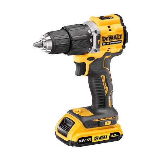 Taladro Percutor XR 18V Edición limitada 100 Años con 2bat 2Ah + Maletín Dewalt DCD100YD2T