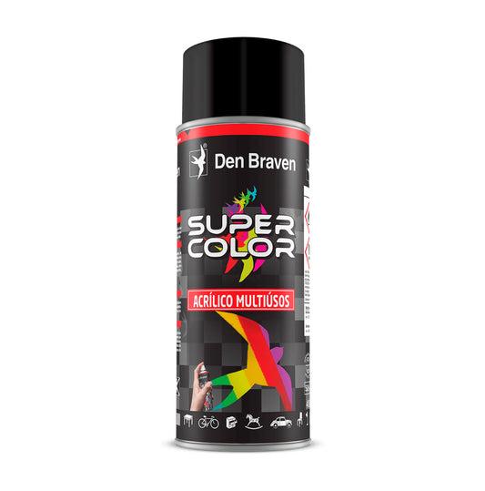 Bombe aérosol de peinture acrylique polyvalente Supercolor 400 ml Den Braven