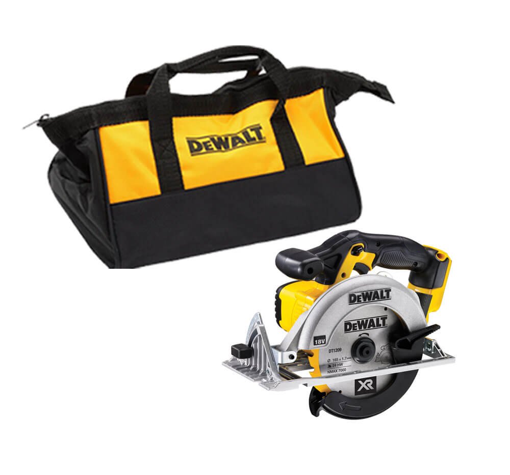 Scie circulaire Dewalt XR DCS391Z - 18V avec sac