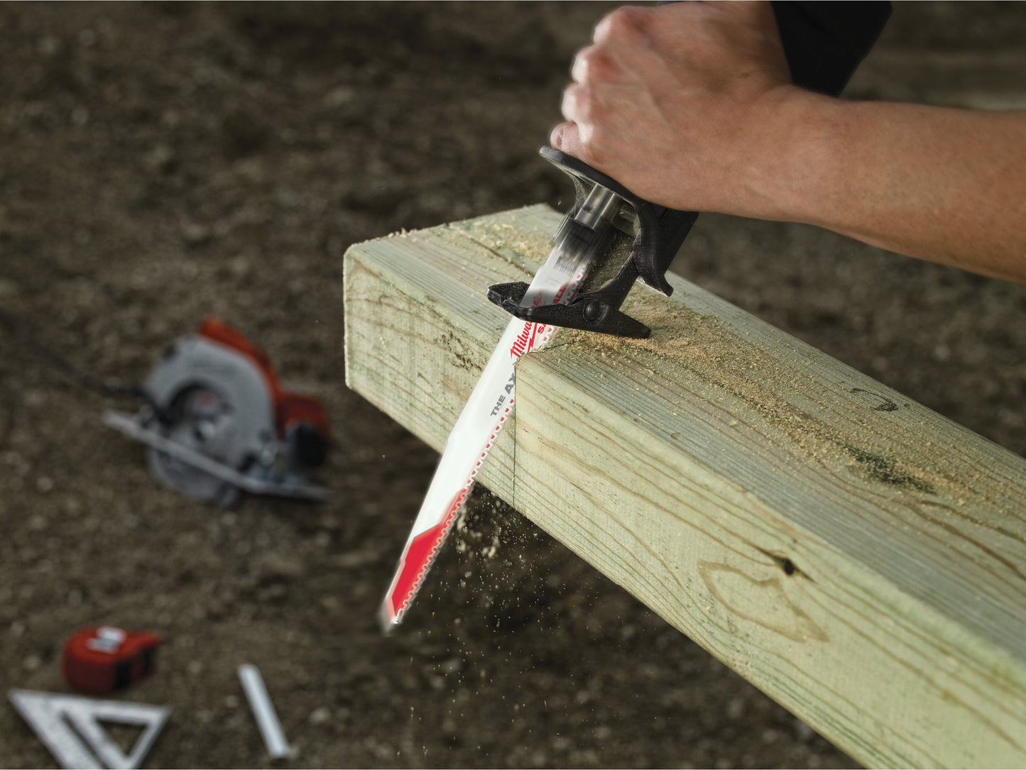 Lame de sabre 230mmx5TPI 5 unités Milwaukee THE AX DEMOLITION HEAVY DUTY