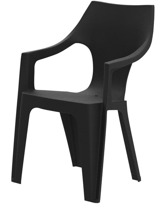 Chaise de jardin à dossier haut Dante graphite Keter