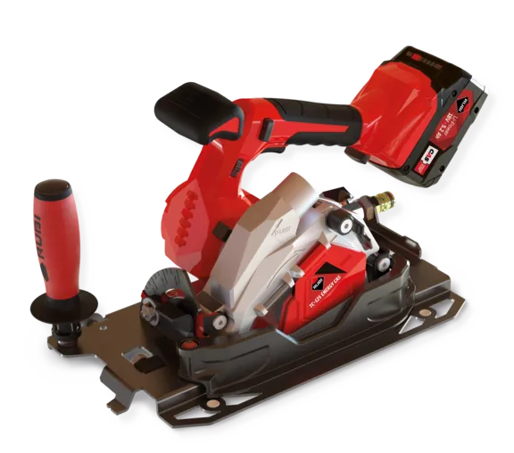 Scie circulaire sans fil pour céramique grand format TC-125 G2 Energy Cas Rubi