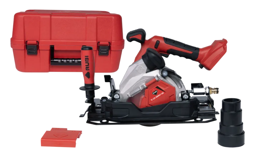 Scie circulaire sans fil pour céramique grand format TC-125 G2 Energy Cas Rubi