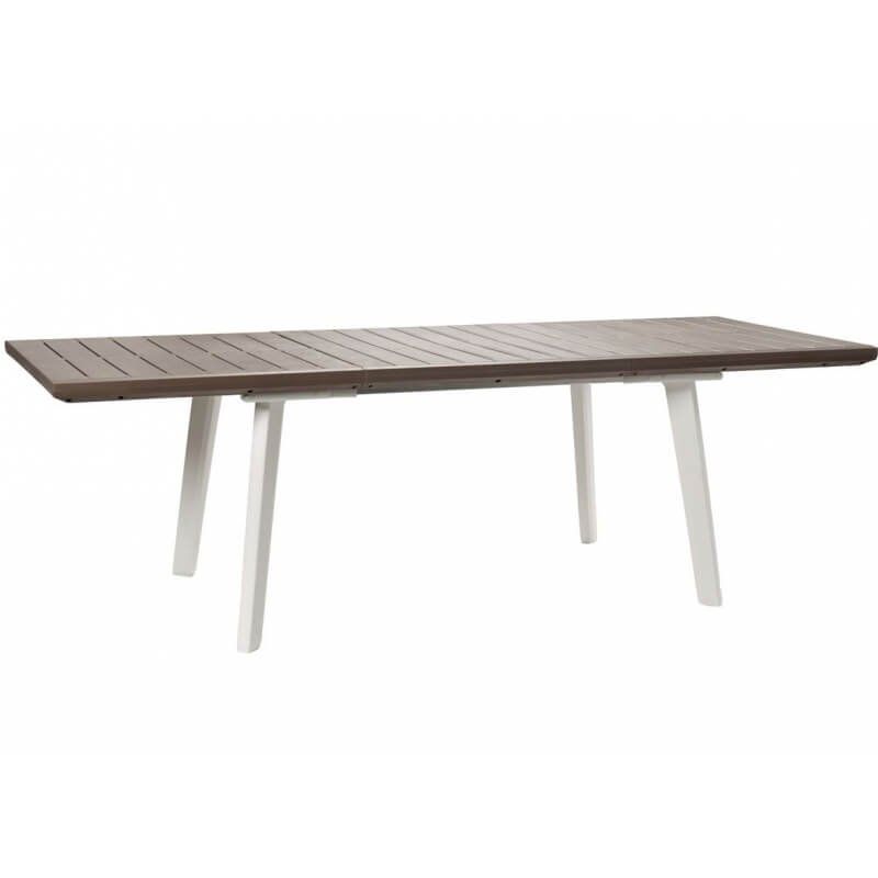 Conjunto de Resina Harmony mesa extensible + 4 sillas Keter