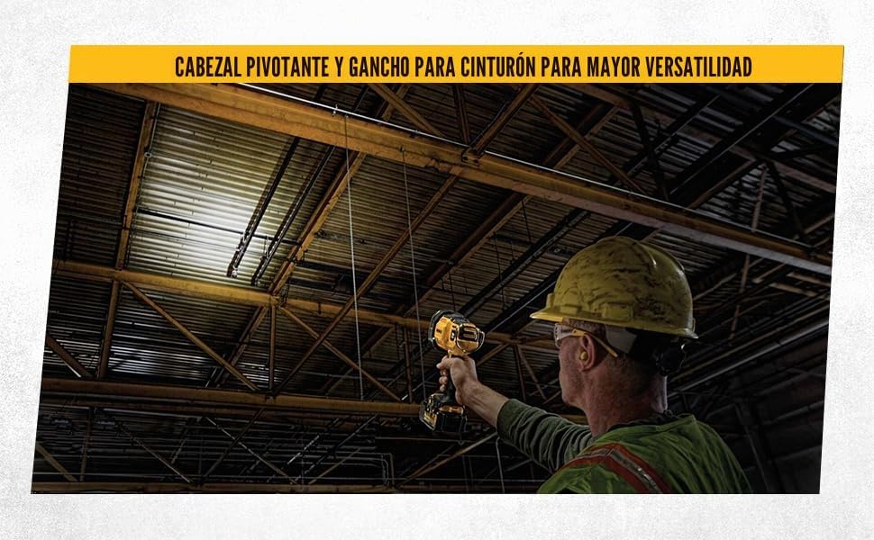 Lampe de poche Led tête rotative XR 18V ​​Dewalt DCL040