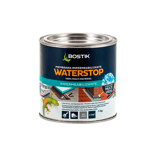 Bostik Waterstop Imperméabilisant 1kg Grey