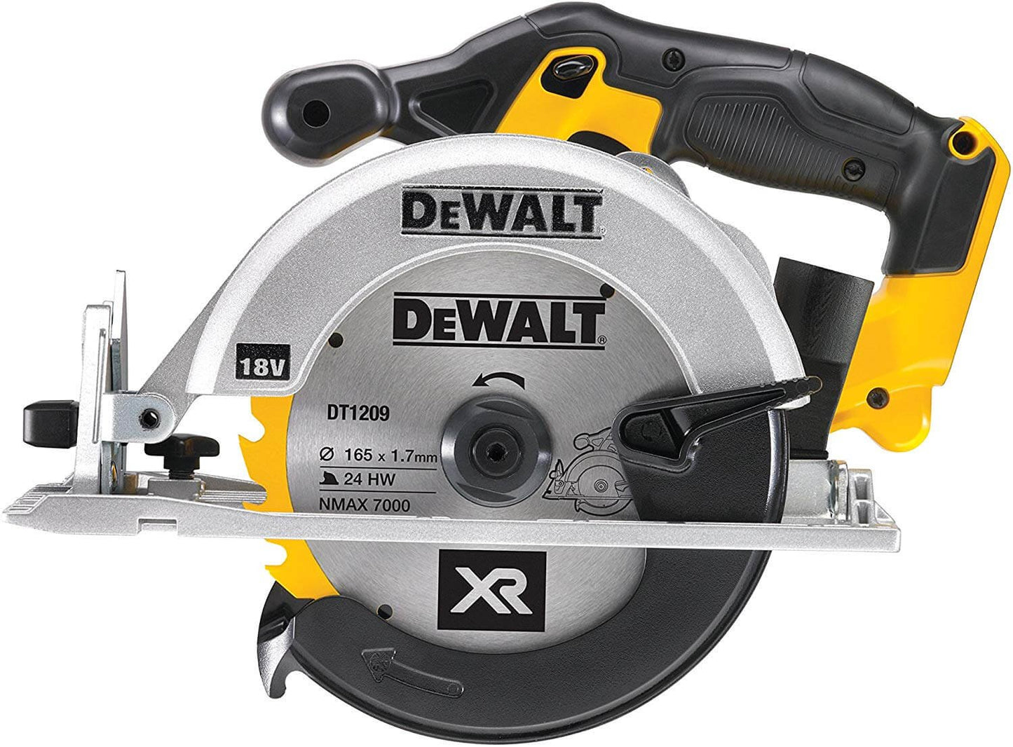 Scie circulaire Dewalt XR 18V ​​avec étui DCS391NT